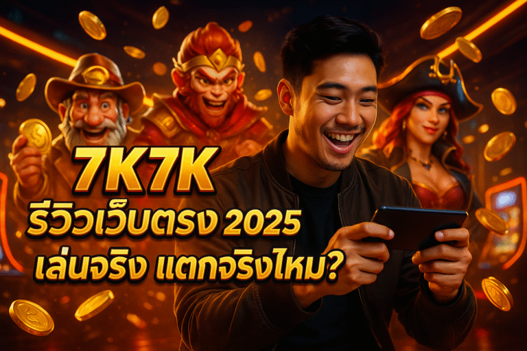 7K7K รีวิวเว็บตรง 2025 เล่นจริง แตกจริงไหม?