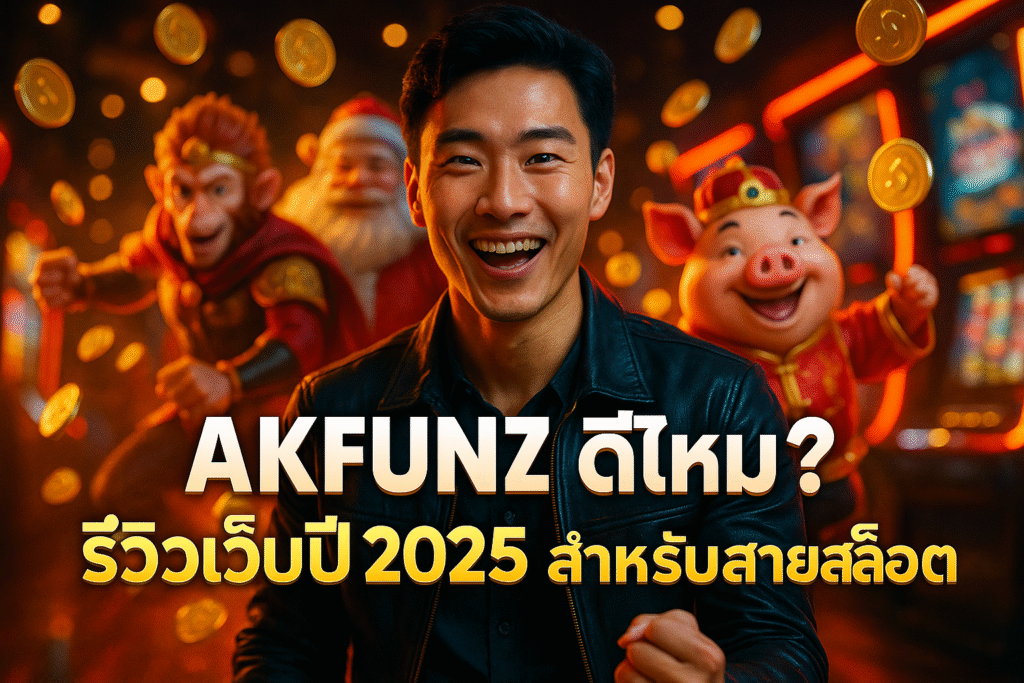 AKFUNZ ดีไหม? รีวิวเว็บปี 2025 สำหรับสายสล็อต