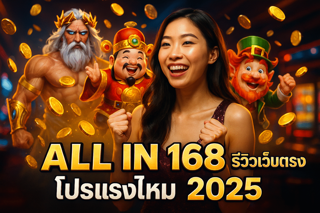 ALL IN 168 รีวิวเว็บตรง โปรแรงไหม 2025